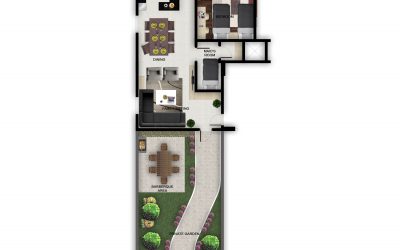 C = صالة كبيرة ، 3 غرف نوم ، 3 دورات مياه ، غرفة خادمه ، روف خاص 140م